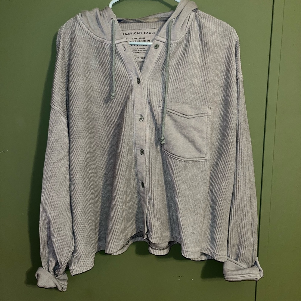 American Eagle Cropped Hoodie